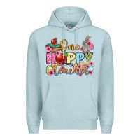 Blue Mist Easter Day One hoppy Teacher Premium Hoodie - OliviaCreatesArt