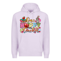 Lilac Easter Day One hoppy Teacher Premium Hoodie - OliviaCreatesArt