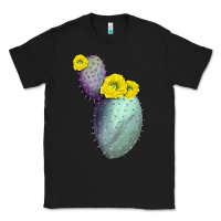 Black Opunthia Santa Rita Cactus Classic Tee - LillyAllenDesigns