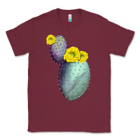 Burgundy Opunthia Santa Rita Cactus Classic Tee - LillyAllenDesigns