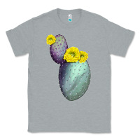Heather Grey Opunthia Santa Rita Cactus Classic Tee - LillyAllenDesigns