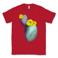 Red Opunthia Santa Rita Cactus Classic Tee - LillyAllenDesigns