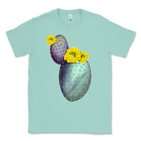 Seafoam Opunthia Santa Rita Cactus Classic Tee - LillyAllenDesigns