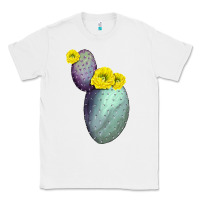 White Opunthia Santa Rita Cactus Classic Tee - LillyAllenDesigns