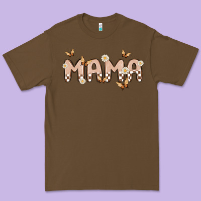 Retro Mama Premium Tee Designed By Maliassmallbusiness
