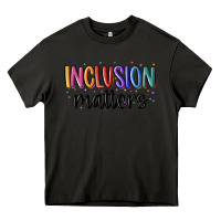 Asphalt ınclusion matters Heavy Core Tee - MaliasSmallBusiness