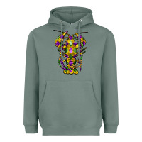 Sage mardi gras crawfish Heavyweight Hoodie - FaDigitalArtStudio