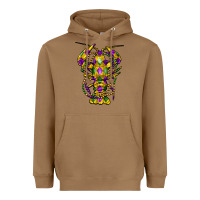 Toasted Coconut mardi gras crawfish Heavyweight Hoodie - FaDigitalArtStudio