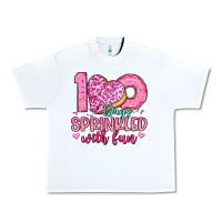 White 100 days sprinkled with fun Urban Heavy Tee - Artiststas