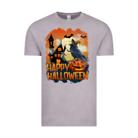 Vintage Zinc Happy Halloween With Crow Vintage Tee - LillyAllenDesigns