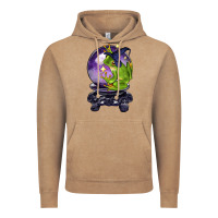 Vintage Coffee Halloween Frog With Crystal Ball Vintage Hoodie - LillyAllenDesigns
