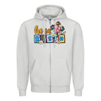 Dove Grey Easter Day He is risen Zipper Hoodie - OliviaCreatesArt