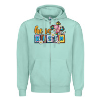 Seafoam Easter Day He is risen Zipper Hoodie - OliviaCreatesArt