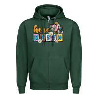 Sports Green Easter Day He is risen Zipper Hoodie - OliviaCreatesArt
