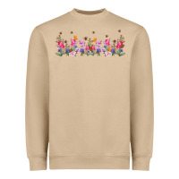 Mushroom wild flowers Heavyweight Sweatshirt - TumblerDesignByShophia