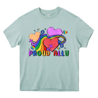 Arona proud ally Heavy Core Tee - MaliasSmallBusiness