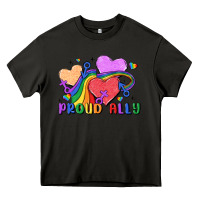 Asphalt proud ally Heavy Core Tee - MaliasSmallBusiness