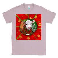 Lilac christmas hereford calf Classic Tee - LillyAllenDesigns