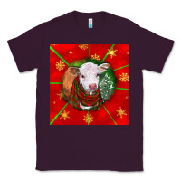 Plum christmas hereford calf Classic Tee - LillyAllenDesigns