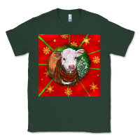 Sports Green christmas hereford calf Classic Tee - LillyAllenDesigns