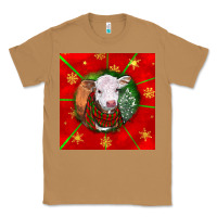 Toasted Coconut christmas hereford calf Classic Tee - LillyAllenDesigns