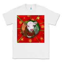 White christmas hereford calf Classic Tee - LillyAllenDesigns