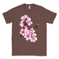 Chestnut Peach Blossom Illustrations Classic Tee - LillyAllenDesigns