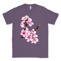 Lavender Peach Blossom Illustrations Classic Tee - LillyAllenDesigns