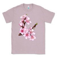 Lilac Peach Blossom Illustrations Classic Tee - LillyAllenDesigns