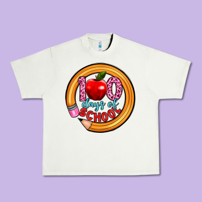 100 Days Of School Urban Heavy Tee Designed By Artiststas