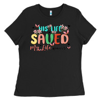 His Life Saved My Life Ladies Tee | Teevron