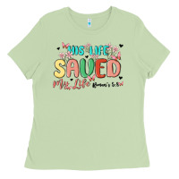 Matcha his life saved my life Ladies Tee - MaliasSmallBusiness