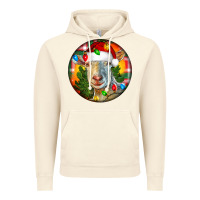 Vintage Artic Saanen Goat Christmas Vintage Hoodie - LillyAllenDesigns