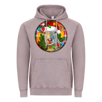 Vintage Zinc Saanen Goat Christmas Vintage Hoodie - LillyAllenDesigns
