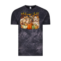 Cloud Black welcome fall with dogs Vintage Tee - LillyAllenDesigns