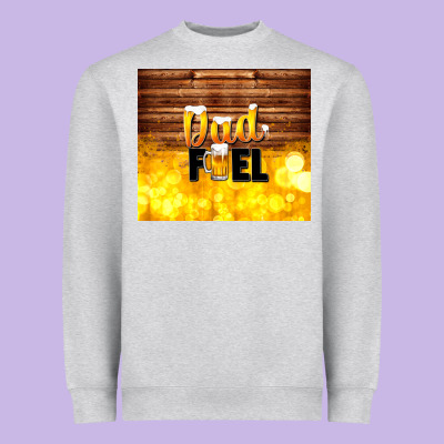 Dad Fuel Father's Day Heavyweight Sweatshirt Designed By Tumblerdesignbyshophia