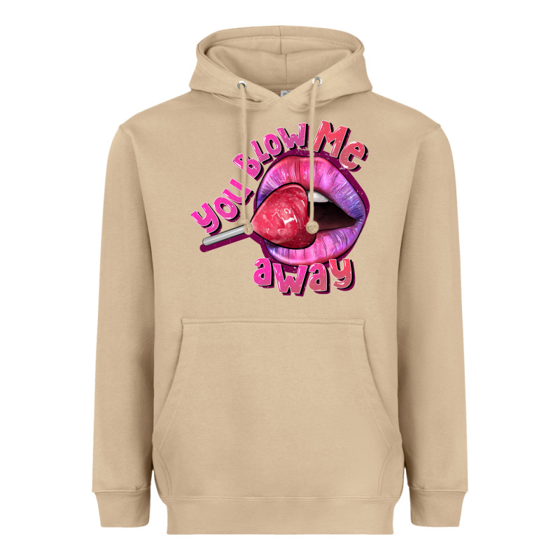 You Blow Me Away Valentines Day Heavyweight Hoodie by FaDigitalArtStudio | Teevron