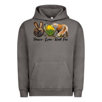 Pigment Tornado Peace Love Red Fox Urban Hoodie - LillyAllenDesigns