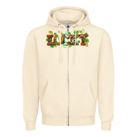 Sandshell St. Patrick's Western lucky and shamrocks Zipper Hoodie - OliviaCreatesArt