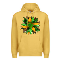 Antique Gold St. Patrick's sunflower Premium Hoodie - OliviaCreatesArt