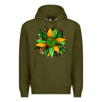St. Patrick's Sunflower Premium Hoodie | Teevron