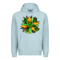 Blue Mist St. Patrick's sunflower Premium Hoodie - OliviaCreatesArt