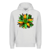 Dove Grey St. Patrick's sunflower Premium Hoodie - OliviaCreatesArt