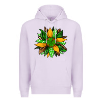 Lilac St. Patrick's sunflower Premium Hoodie - OliviaCreatesArt