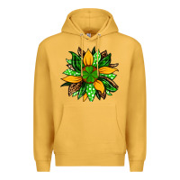 Mustard St. Patrick's sunflower Premium Hoodie - OliviaCreatesArt
