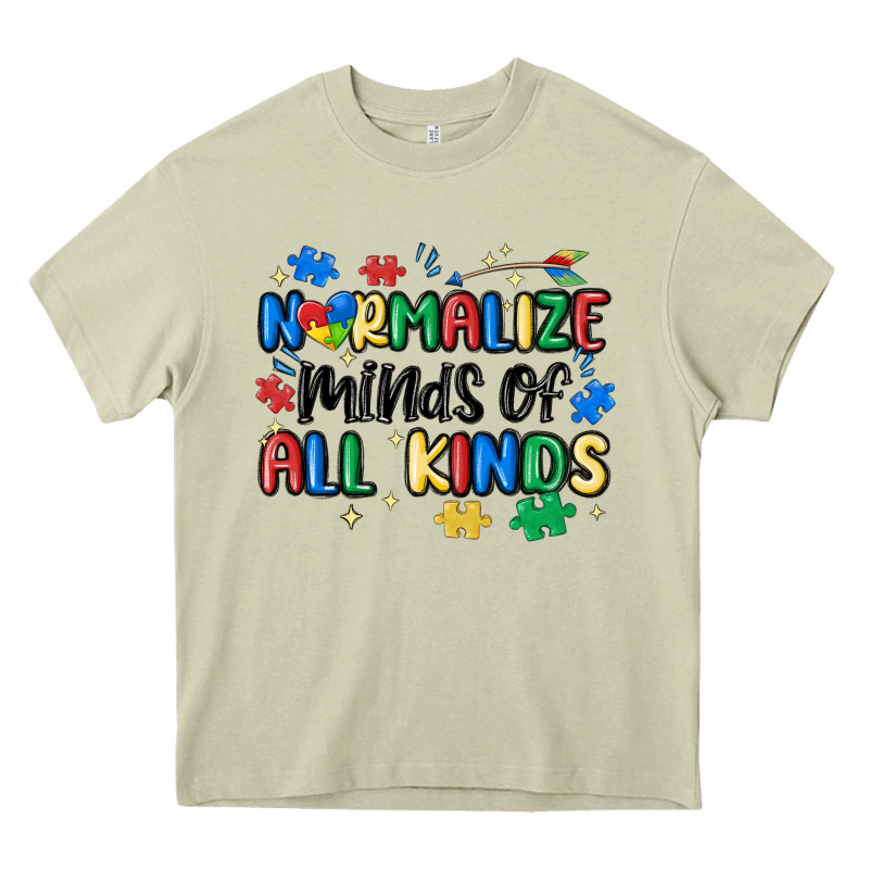 Normalize Minds Of All Kinds Heavy Core Tee by MaliasSmallBusiness | Teevron