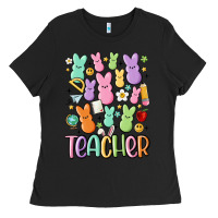 Black teacher bunny's Ladies Tee - MaliasSmallBusiness