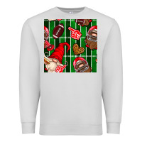 Dove Grey american football gnomes Premium Sweatshirt - BundleAndBundleShop