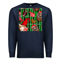 Navy american football gnomes Premium Sweatshirt - BundleAndBundleShop
