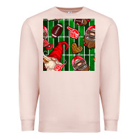 Pale Pink american football gnomes Premium Sweatshirt - BundleAndBundleShop